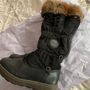 Rudsak winter fur boots size 7